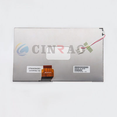 7.0 Inch LCD Display Panel / AUO LCD Screen C070FW02 V0 GPS Auto Parts