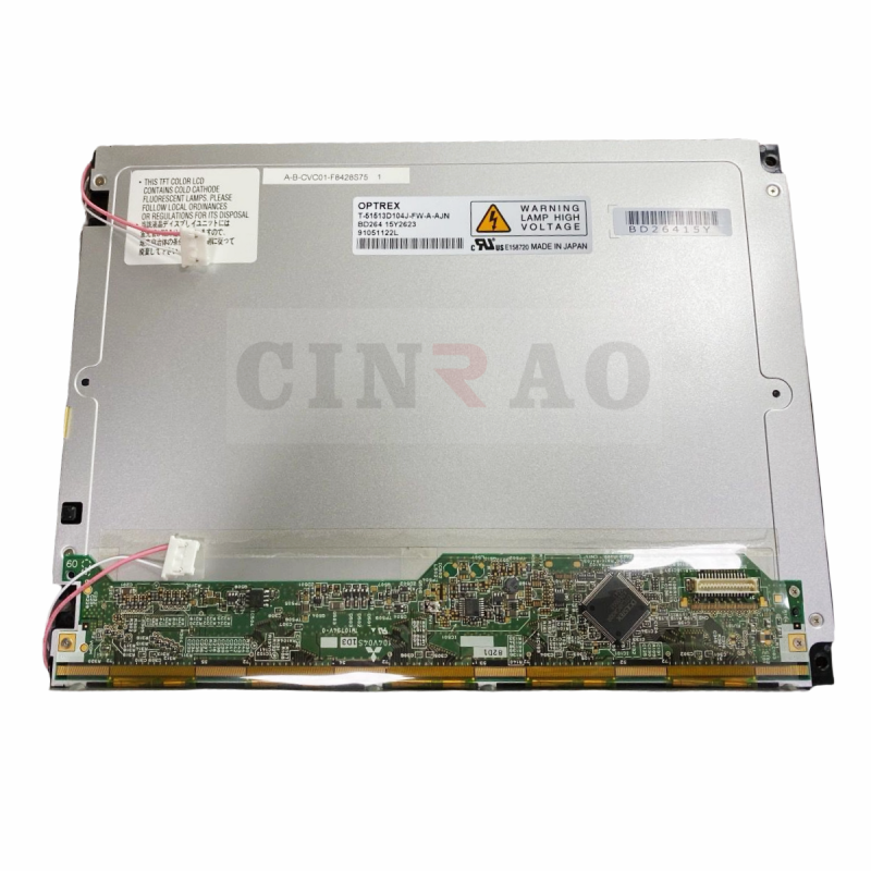 Optrex 10.4 Inch 640*480 LCD Display T-51513D104J-FW-A-AJN Car Screen Panel CCFL TTL